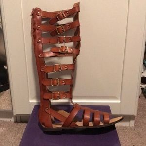 Hardly ever worn madden girl gladiator sandals 8.5